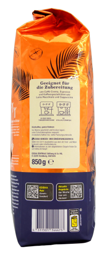 Herzstücke Barista India Malabar monsooned Kaffee ganze Bohnen, 4 x 850g Beutel