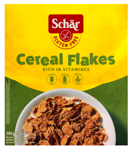 Schär Cereal Flakes Gluten-Free, 8 x 300g Packung