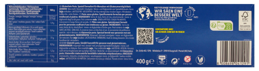 Schär Spaghetti Gluten-Free, 6 x 400g Packung