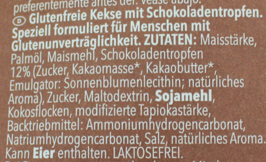 Schär Choco Chip Cookies Gluten-Free, 5 x 200g Beutel