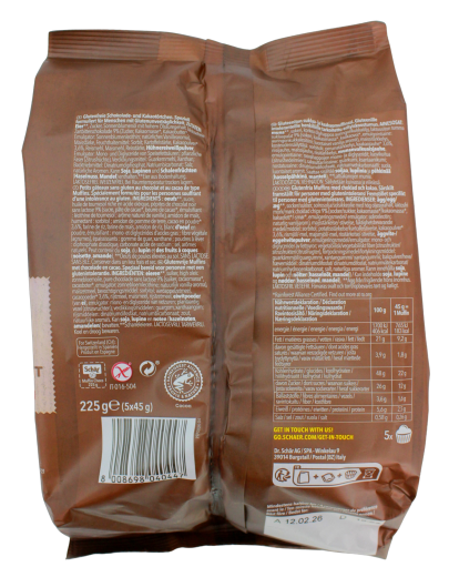 Schär Muffins Choco Gluten-Free, 4 x 225g Beutel