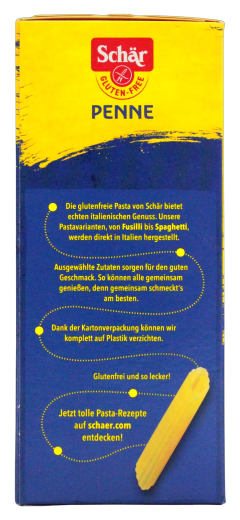 Schär Penne Gluten-Free Pasta, 6 x 400g Packung