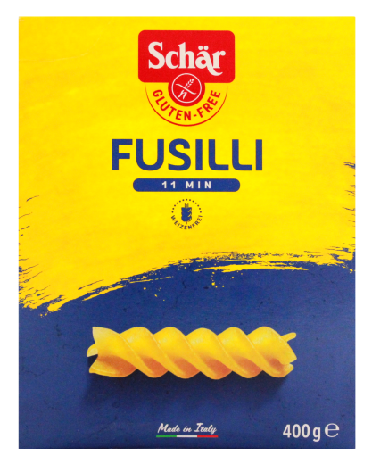 Schär Fusilli Gluten-Free Pasta, 6 x 400g Packung