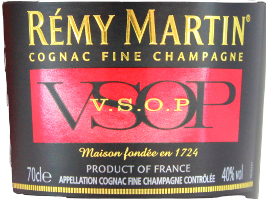 Rémy Martin Cognac fine Champagne V.S.O.P 40% vol., 1 x 0.7 l Flasche