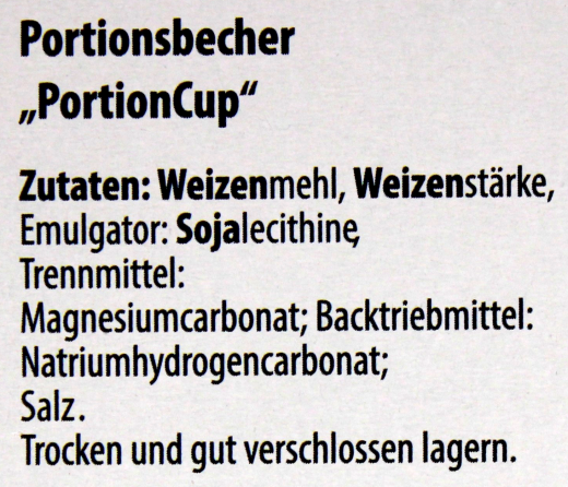 Stenger Portions Cup Waffelbecher, 300 x 1.7g Waffelbecher