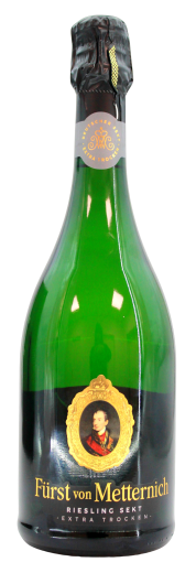 Fürst von Metternich Riesling Sekt extra trocken, 6 x 0.75 l Flasche