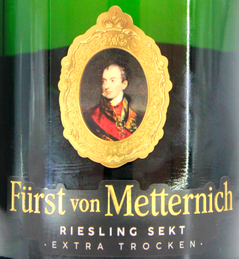 Fürst von Metternich Riesling Sekt extra trocken, 6 x 0.75 l Flasche