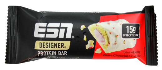 ESN Designer Protein Bar Strawberry white Chocolate Flavor, 12 x 45g Riegel
