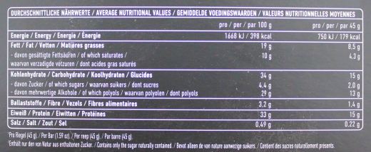 ESN Designer Protein Bar Strawberry white Chocolate Flavor, 12 x 45g Riegel