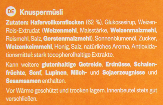Brüggen Knuspermüsli Classic, 2 x 1,5 kg Packung