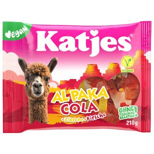 Katjes Al Paka Cola Fruchtgummi vegan, 20 x 210g Beutel