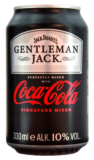 Jack Daniel's Gentelman Jack & Coca-Cola Signature Mixer 10% vol., 12 x 0.33 l Dose EINWEG