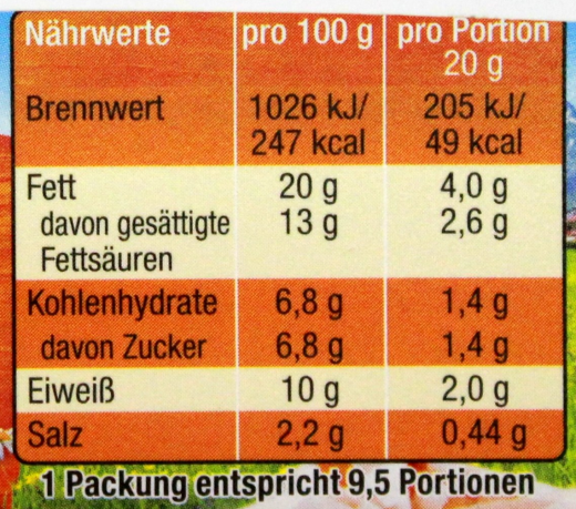 Milkana mit Gouda Schmelzkäse, 8 x 190g Becher