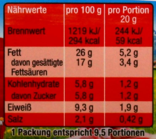 Milkana Salami Schmelzkäse, 8 x 190g Becher