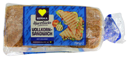 Herzstücke Vollkorn-Sandwich Toast, 7 x 750g Toast