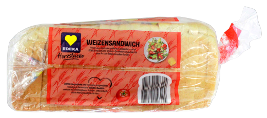 Herzstücke Weizen-Sandwich Toast, 7 x 750g Toast
