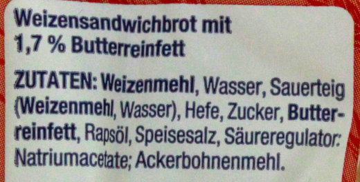 Herzstücke Weizen-Sandwich Toast, 7 x 750g Toast