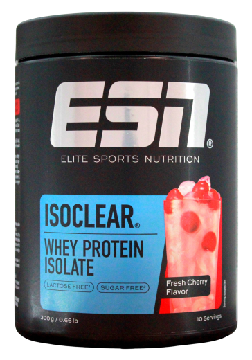ESN Isoclear Whey Protein Isolate fresh Cherry Flavor, 1 x 300g Dose