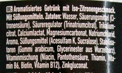 ESN Hydro Charge Iso Drink Lemon Flavor, 6 x 0.5 l Flasche EINWEG