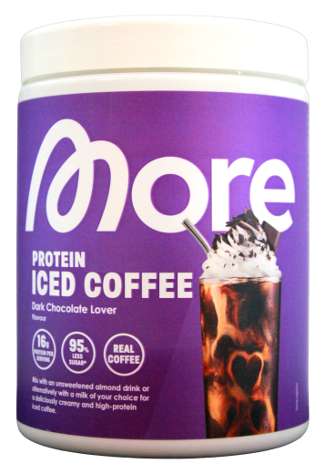 More Protein Iced Coffee Dark Chocolate Lover Flavour, 1 x 300g Dose
