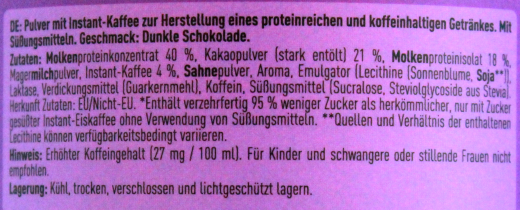 More Protein Iced Coffee Dark Chocolate Lover Flavour, 1 x 300g Dose