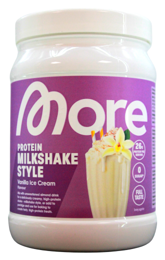 More Protein Milkshake Style Vanilla Ice Cream Flavour, 1 x 360g Dose