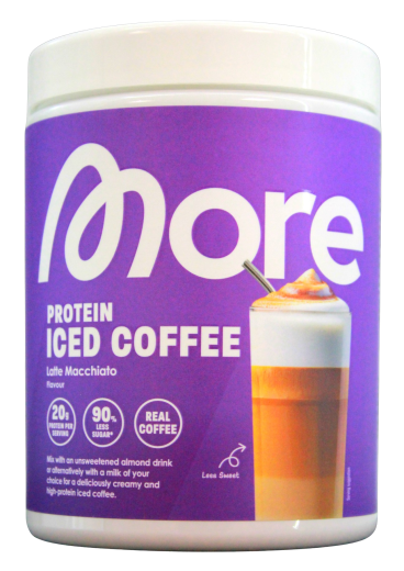 More Protein Iced Coffee Latte Macchiato Flavour, 1 x 300g Dose