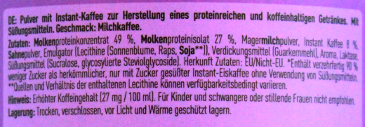 More Protein Iced Coffee Latte Macchiato Flavour, 1 x 300g Dose