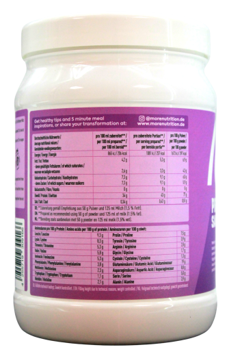 More Protein Sahne Pulver, 1 x 300g Dose