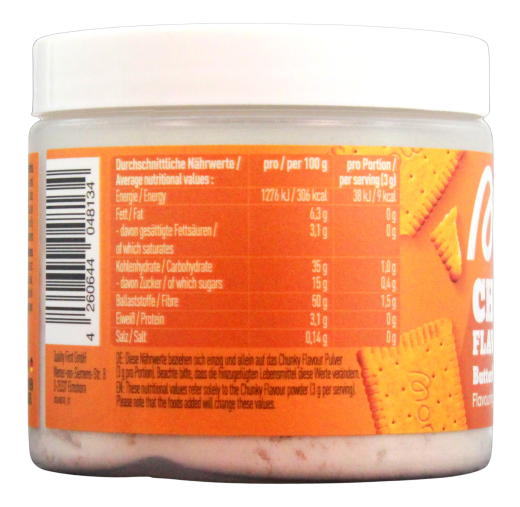 More Chunky Flavour Butterkeks Flavouring Powder, 2 x 90g Dose