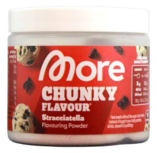 More Chunky Flavour Stracciatella Flavouring Powder, 2 x 90g Dose