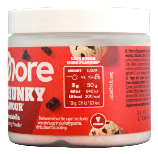 More Chunky Flavour Stracciatella Flavouring Powder, 2 x 90g Dose
