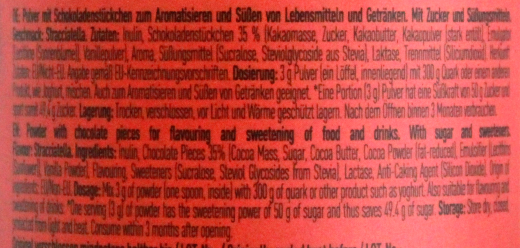 More Chunky Flavour Stracciatella Flavouring Powder, 2 x 90g Dose