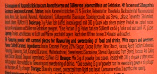 More Chunky Flavour Salted Caramel Flavouring Powder, 2 x 90g Dose