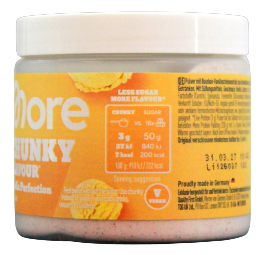 More Chunky Flavour Vanilla Perfection Flavouring Powder, 2 x 90g Dose