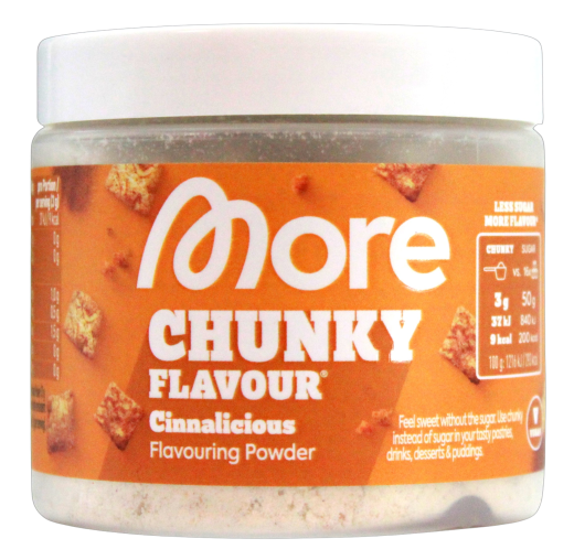 More Chunky Flavour Cinnalicious Flavouring Powder, 2 x 90g Dose