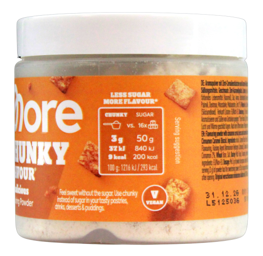 More Chunky Flavour Cinnalicious Flavouring Powder, 2 x 90g Dose