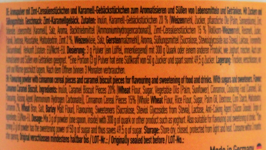 More Chunky Flavour Cinnalicious Flavouring Powder, 2 x 90g Dose