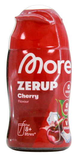 More Zerup Cherry Flavour Getränkesirup Zero, 5 x 65ml Flasche