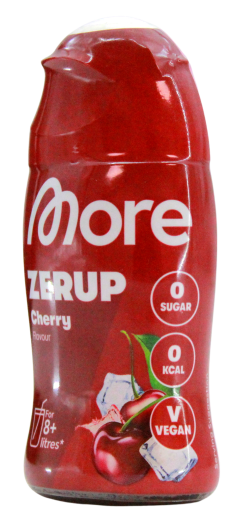 More Zerup Cherry Flavour Getränkesirup Zero, 5 x 65ml Flasche
