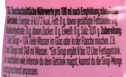 More Zerup Cherry Flavour Getränkesirup Zero, 5 x 65ml Flasche