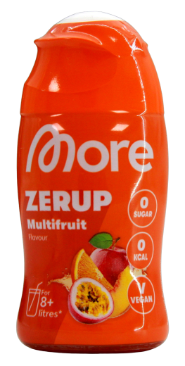 More Zerup Multifruit Flavour Getränkesirup Zero, 5 x 65ml Flasche