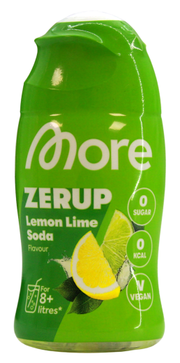 More Zerup Lemon Lime Soda Flavour Getränkesirup Zero, 5 x 65ml Flasche