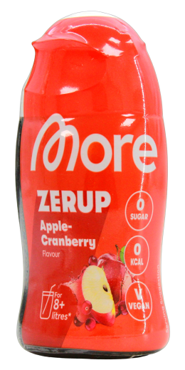 More Zerup Apple-Cranberry Flavour Getränkesirup Zero, 5 x 65ml Flasche