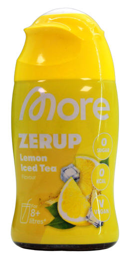 More Zerup Lemon Iced Tea Flavour Getränkesirup Zero, 5 x 65ml Flasche