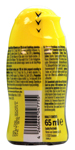 More Zerup Lemon Iced Tea Flavour Getränkesirup Zero, 5 x 65ml Flasche