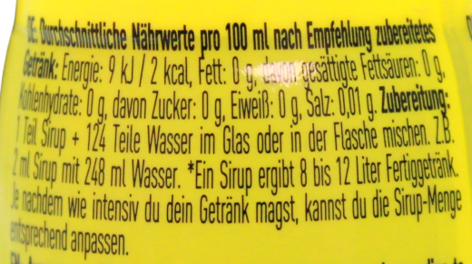 More Zerup Lemon Iced Tea Flavour Getränkesirup Zero, 5 x 65ml Flasche