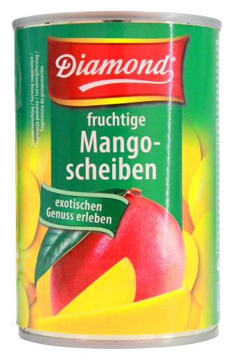 Diamond fruchtige Mangoscheiben leicht gezuckert, 6 x 230g Dose