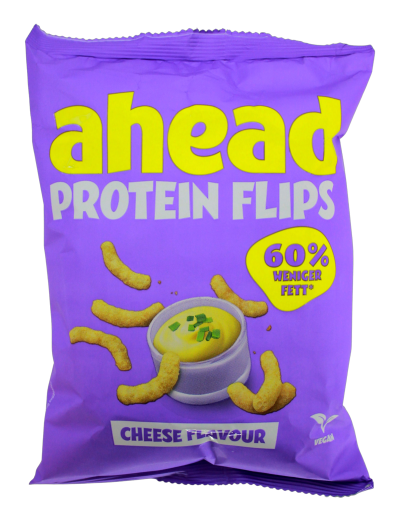 ahead Protein Flips Cheese Flavour vegan, 6 x 50g Beutel
