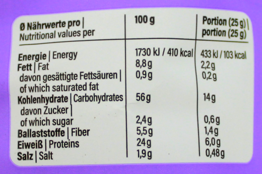 ahead Protein Flips Cheese Flavour vegan, 6 x 50g Beutel